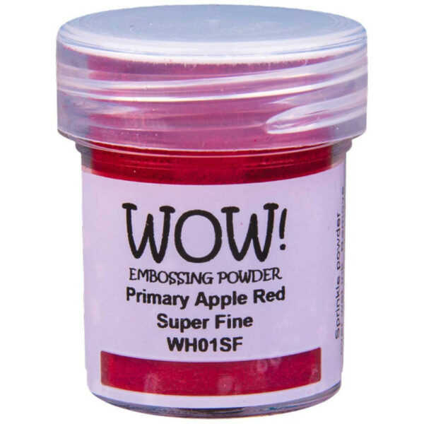 Polvos de emboss Primary apple red Super fine de WOW!