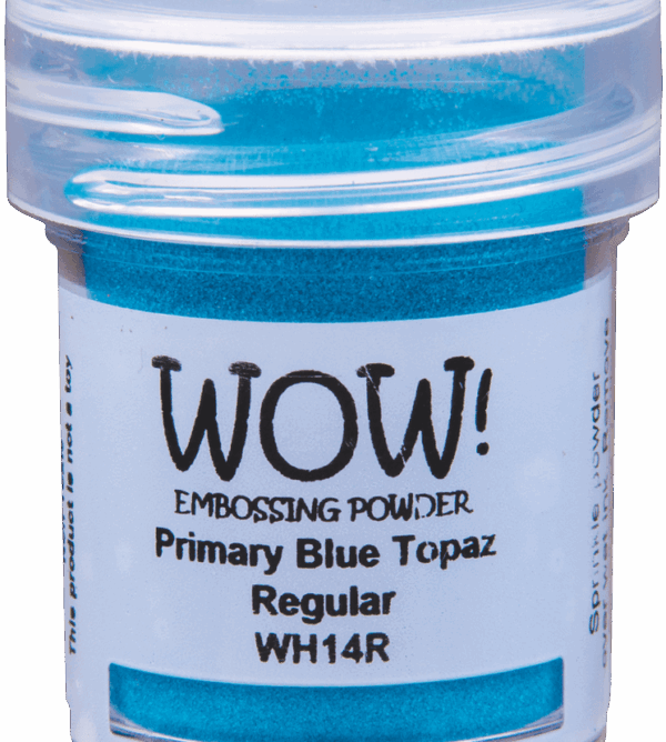 Polvos de emboss Primary blue topaz de WOW!