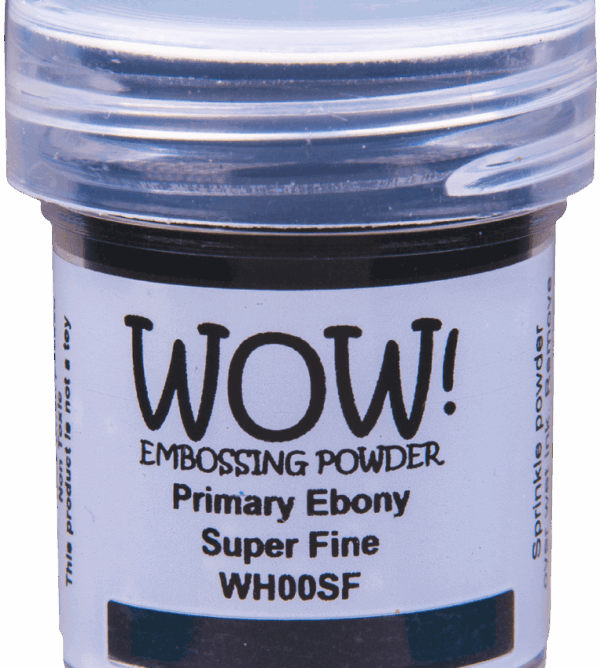 Polvos de emboss Primary ebony Super fine de WOW!
