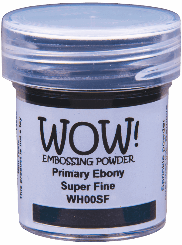 Polvos de emboss Primary ebony Super fine de WOW!