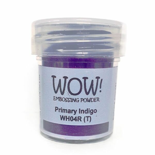 Polvos de emboss Primary indigo de WOW!