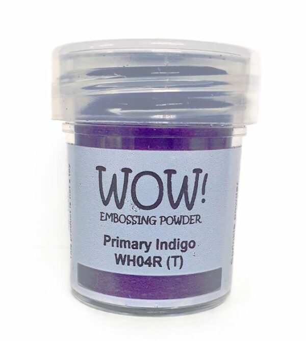 Polvos de emboss Primary indigo de WOW!