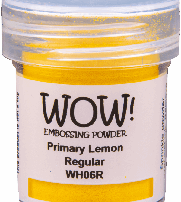 Polvos de emboss Primary lemon, de WOW!