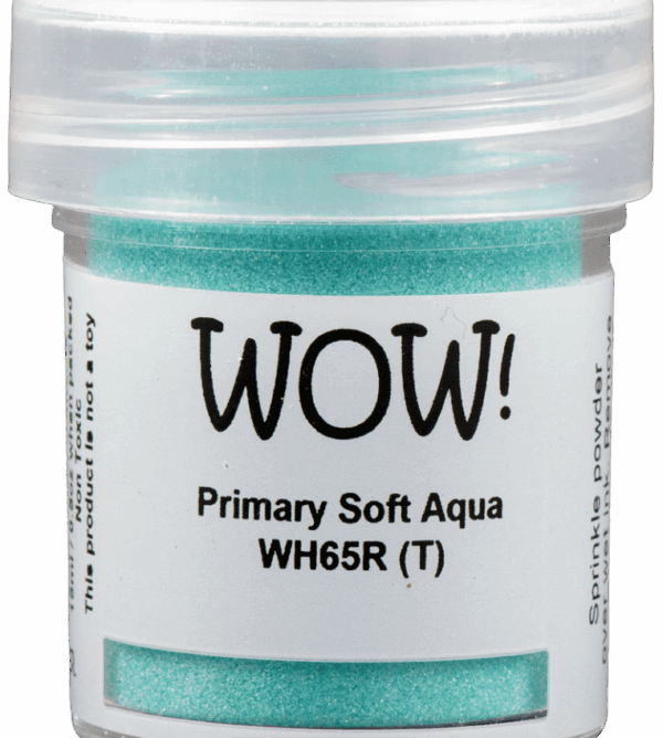 Polvos de emboss Primary soft aqua de WOW!