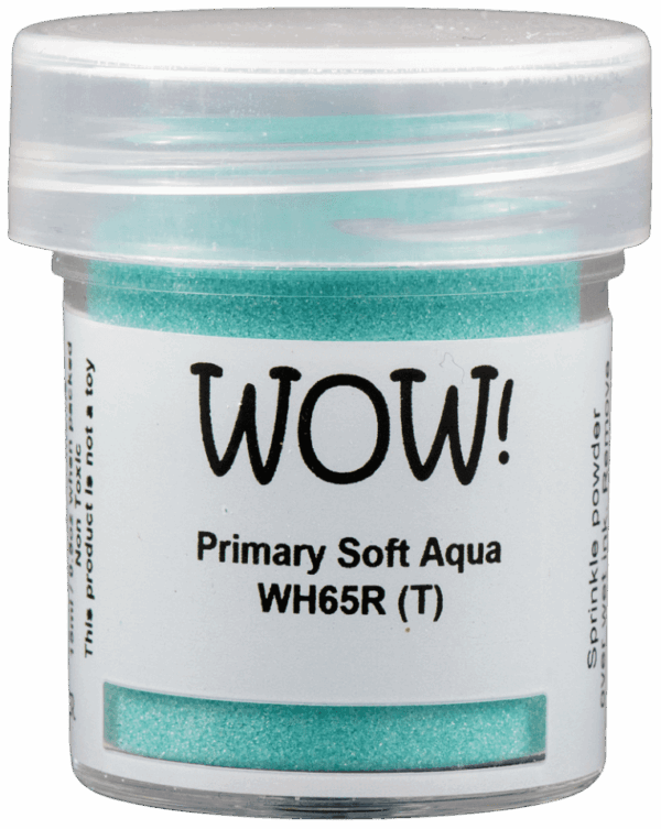 Polvos de emboss Primary soft aqua de WOW!