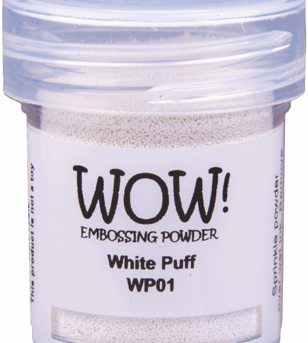 Polvos de emboss White puff de WOW!