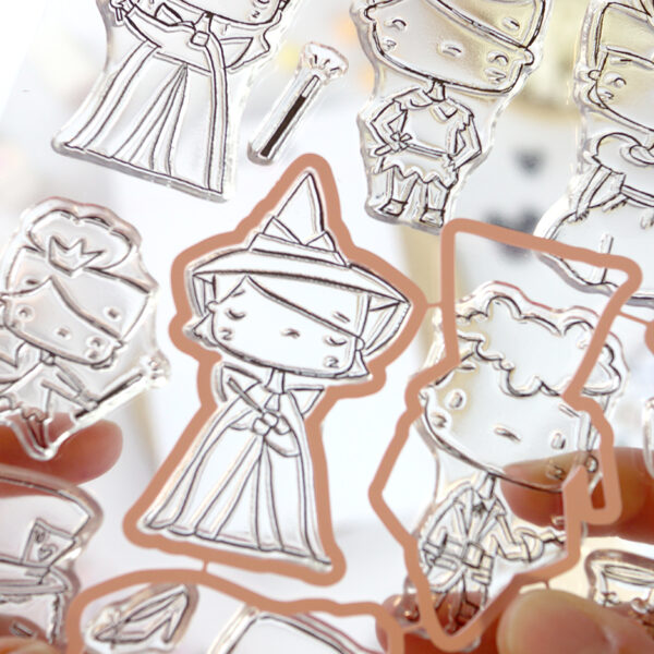 Set de sellos con troquel Eres Magia de Alúa Cid | Colección Fantasía