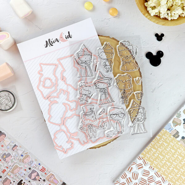 Set de sellos con troquel Eres Magia de Alúa Cid | Colección Fantasía - Imagen 4