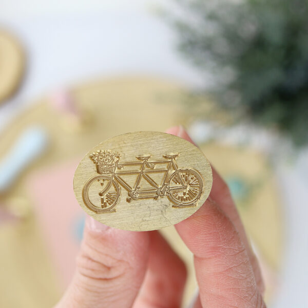 Sello para lacre Bicicleta - Imagen 2