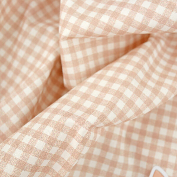 Tela Mini Vichy Salmón de Alúa Cid | Colección Fantasía - Imagen 4