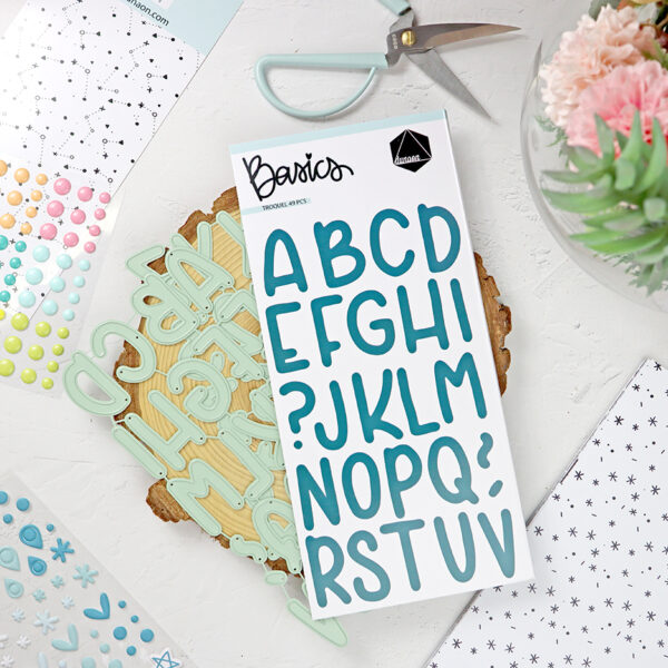 Troquel Abc mayúsculas, de Dunaon