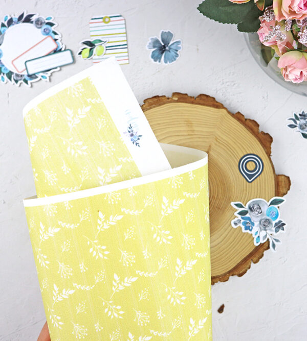 Tela de encuadernar Bright Leaves | de Cocoloko