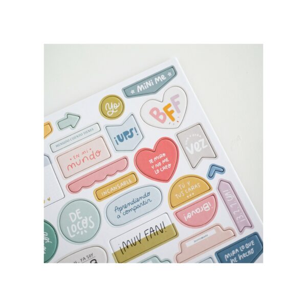 Chipboard Little M de Lora Bailora - Imagen 2