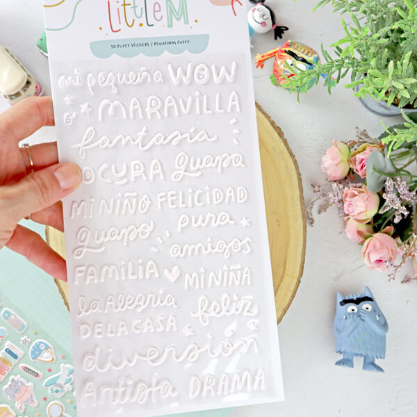 Puffys Lettering de Little M de Lora Bailora - Imagen 2
