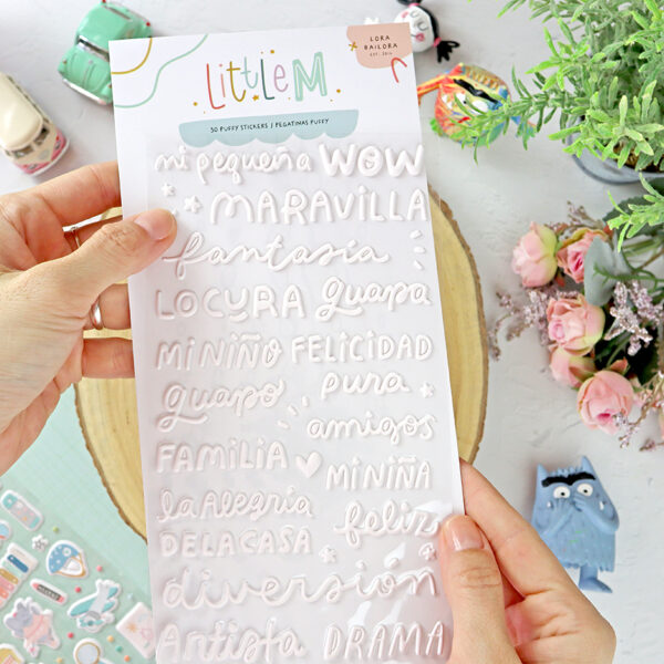 Puffys Lettering de Little M de Lora Bailora - Imagen 3