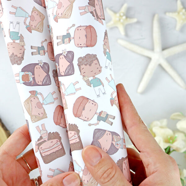 Papel laminado Popurrí Hawaii | Colección Hawaii de Alúa Cid