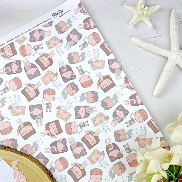 Papel laminado Popurrí Hawaii | Colección Hawaii de Alúa Cid - Imagen 3