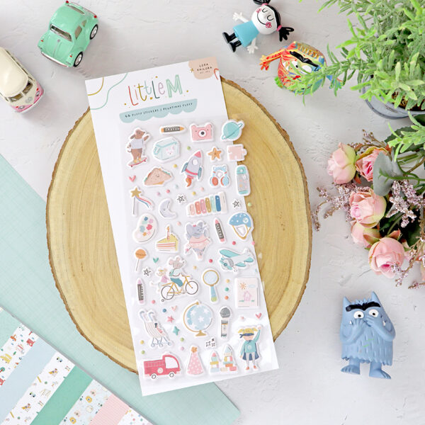 Puffys Ilustraciones de Little M de Lora Bailora
