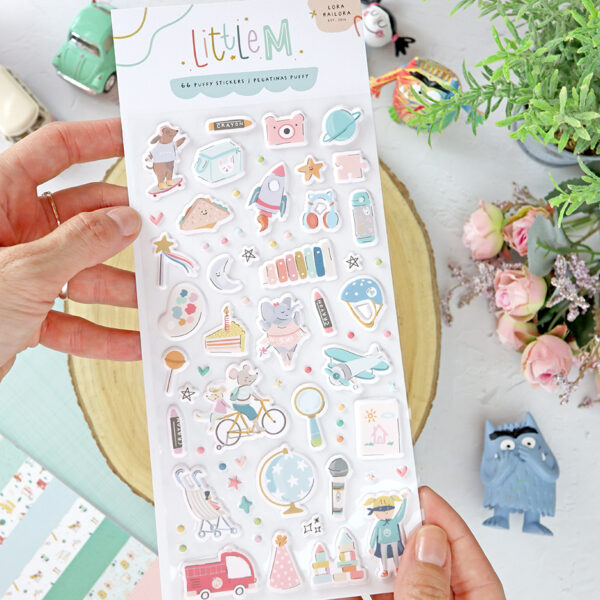 Puffys Ilustraciones de Little M de Lora Bailora - Imagen 2