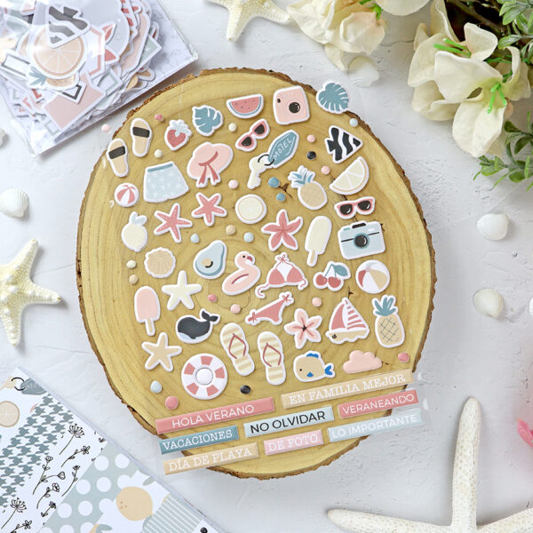 Pegatinas puffy Verano | Rita's Diary 2025