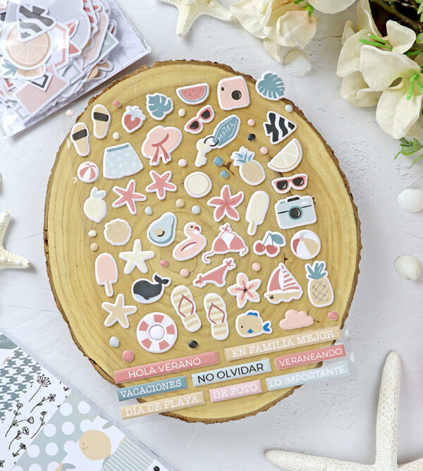 Pegatinas puffy Verano | Rita's Diary 2025