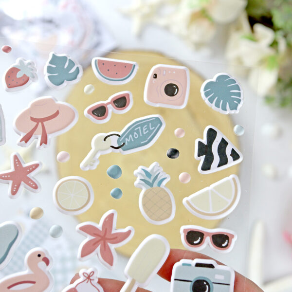 Pegatinas puffy Verano | Rita's Diary 2025 - Imagen 5