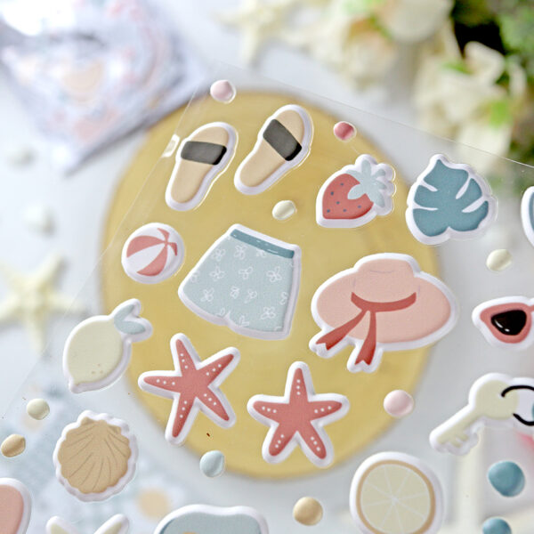 Pegatinas puffy Verano | Rita's Diary 2025 - Imagen 4