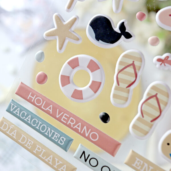 Pegatinas puffy Verano | Rita's Diary 2025 - Imagen 3