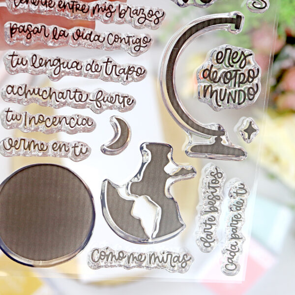 Set de sellos Mi mundo, de Lora Bailora - Imagen 6