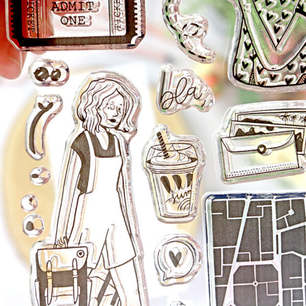 Set de sellos Verano-My Journal, de Lora Bailora - Imagen 4