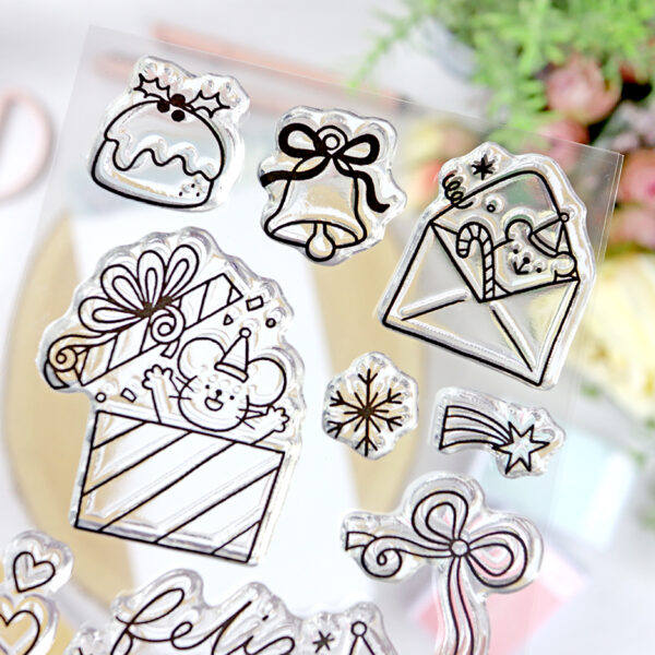 Set de sellos Navidad Cuqui by Mandie Kuo, de Lora Bailora - Imagen 3