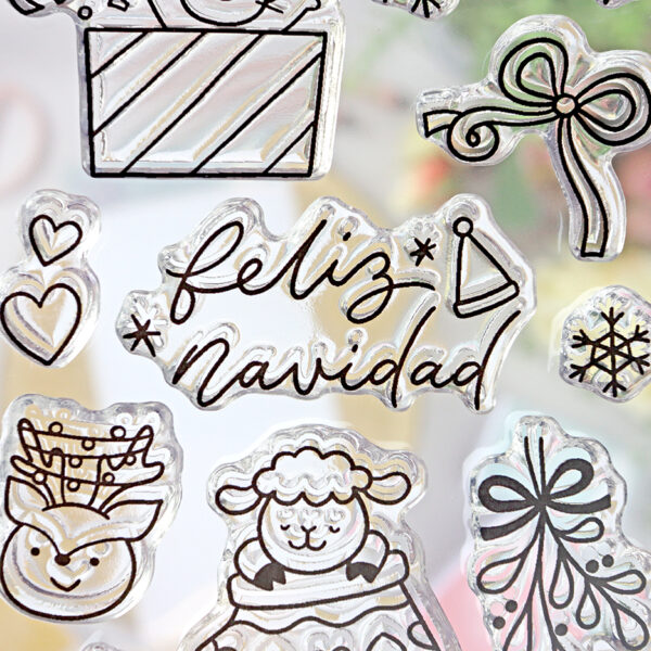 Set de sellos Navidad Cuqui by Mandie Kuo, de Lora Bailora - Imagen 4