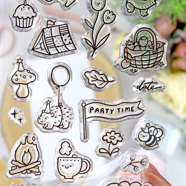 Set de sellos Party Time by Mandie Kuo, de Lora Bailora - Imagen 4
