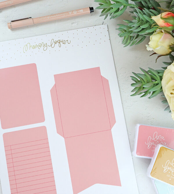 Set de troqueles Sobre Journaling de Lora Bailora