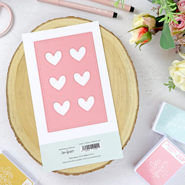 Set de troqueles Corazones 4x6", de Lora Bailora - Imagen 2