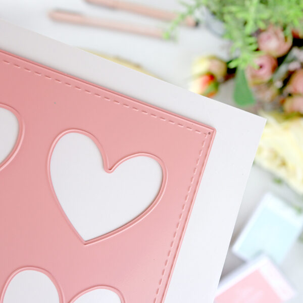 Set de troqueles Corazones 6x8", de Lora Bailora - Imagen 3