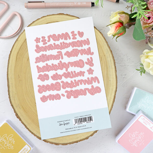 Set de troqueles Frases Complicidad de Lora Bailora - Imagen 2
