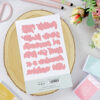 Set de troqueles Frases Desconecta de Lora Bailora - Imagen 2