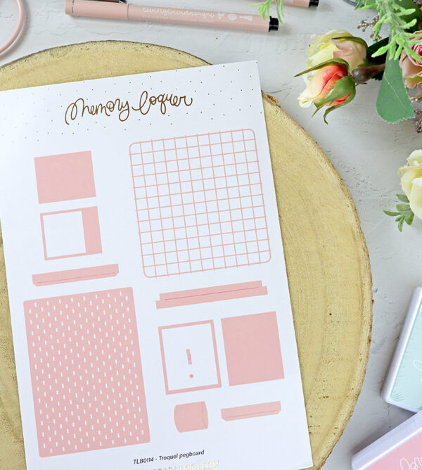 Set de troqueles Pegboard, de Lora Bailora