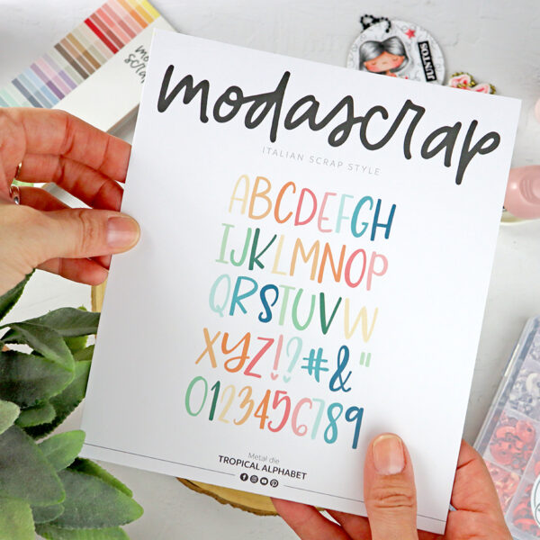 Troquel Tropical Alphabet, de ModaScrap - Imagen 4