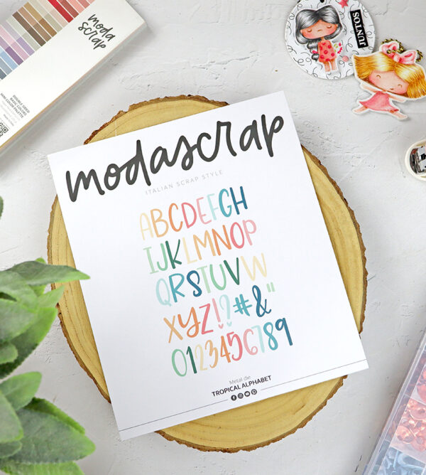 Troquel Tropical Alphabet, de ModaScrap