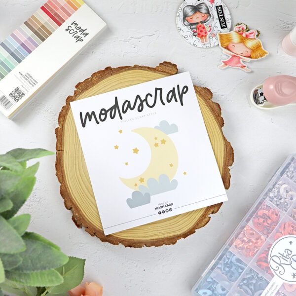 Troquel Moon card, de ModaScrap