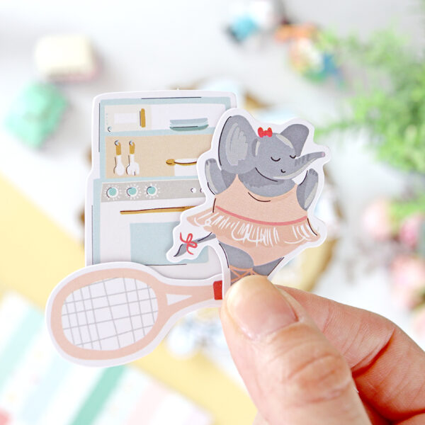 Troquelados Ilustraciones Little M de Lora Bailora - Imagen 5