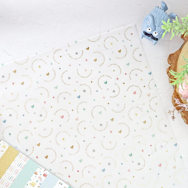 Vellum con foil Little M de Lora Bailora - Imagen 4