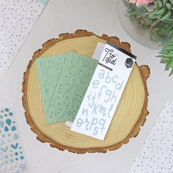 Troquel mini Abc minúsculas, de Dunaon