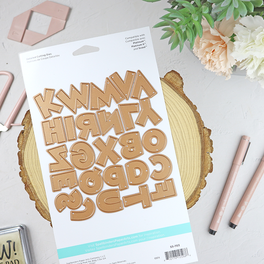 Set de troqueles Classic Mouse Alphabet de Spellbinders - Imagen 2