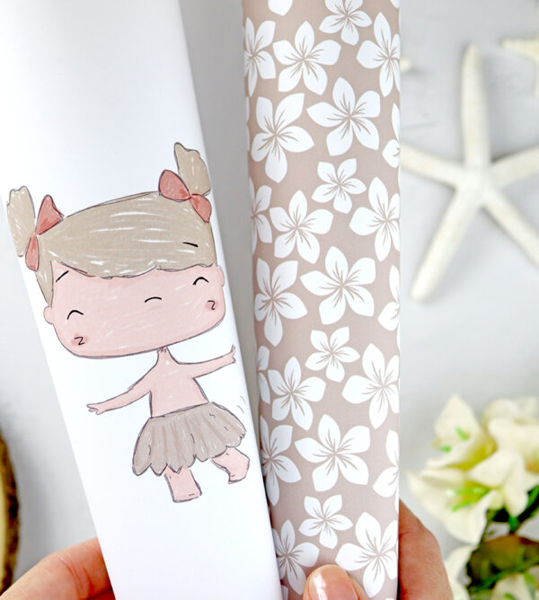 Papel laminado Hawaiana | Colección Hawaii de Alúa Cid
