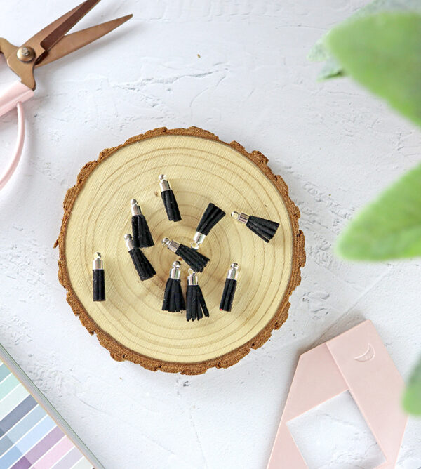 Set de Mini Tassels Negro de ModaScrap