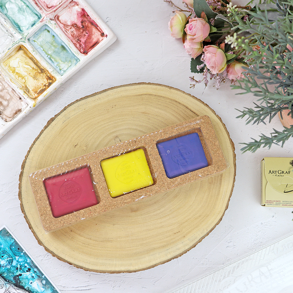 Set 3 pastillas Tailor Shape Primarios de ArtGraf