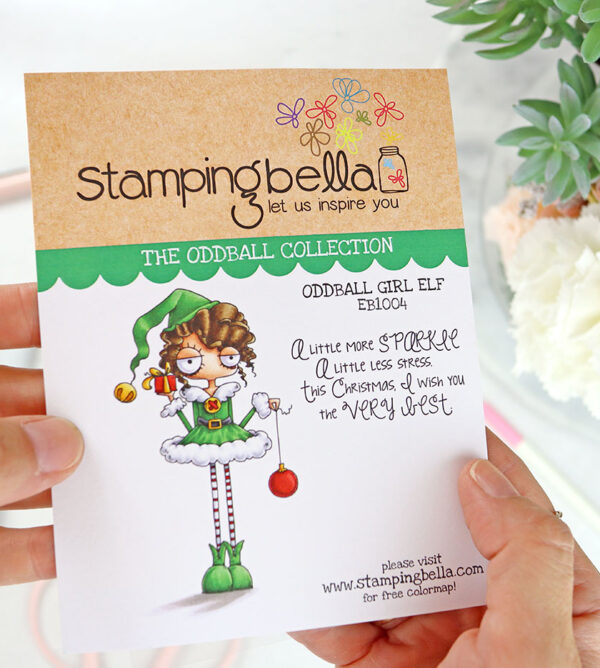 Sello Oddball Girl Elf de Stamping Bella